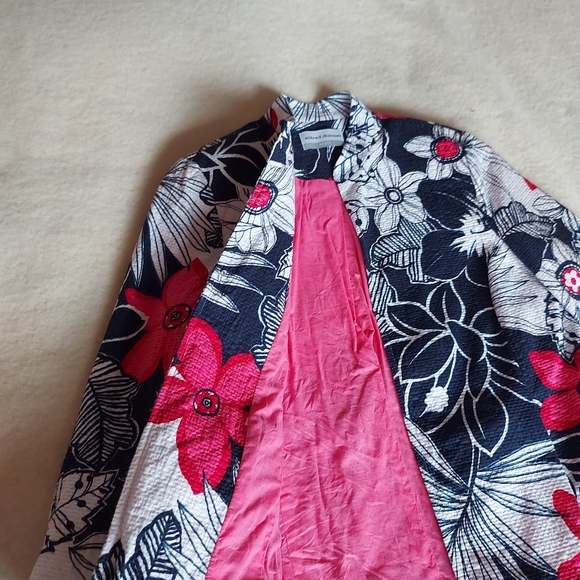 Summery retro jacket, floral cotton - Picture 7 of 7